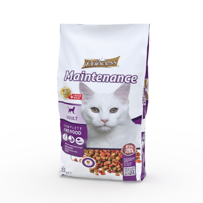 Бюджетни гранули за котки с птиче месо Princess Maintenance – Maintenance 2 кг