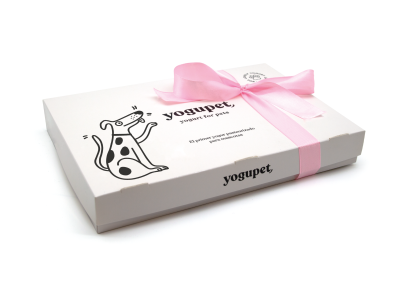 Подаръчна кутия с йогурти за кучета Yogupet общо 6 бр. 660gr