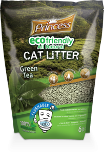 Eкологична изцяло натурална котешка тоалетна – АРОМАТ НА ЗЕЛЕН ЧАЙ 6 литра