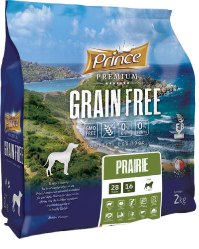 Беззърнени гранули с агнешко за кучета Grain Free PRAIRIE Small Adult LAMB 2KG/4KG - за дребни породи