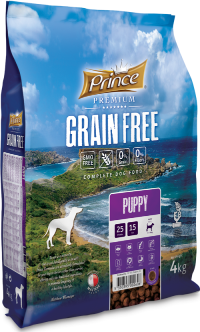 Беззърнени гранули за кученца от средни и едри породи GRAIN FREE PUPPY M/L 4KG/12KG