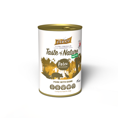 Консерва за кучета със свинско и дивеч TON PORK & GAME 400GR