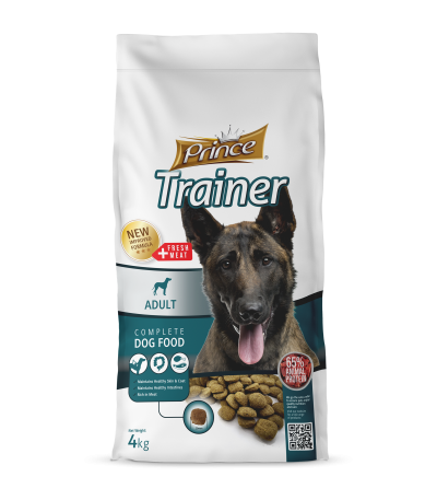 Бюджетни гранули за кучета с птиче и говеждо месо PRINCE TRAINER 4KG