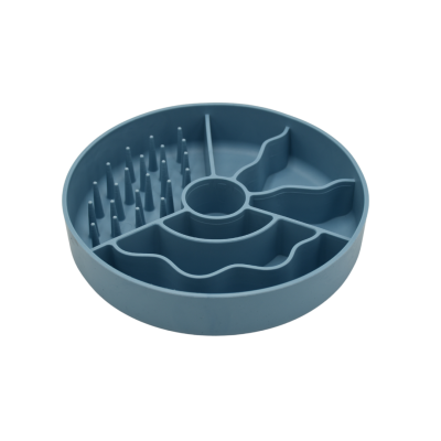 Купа за бавно хранене за кучета и котки Fiboo Slowing Bowl Slow Fiboowl Blue