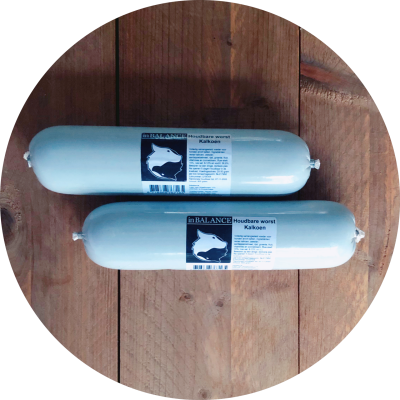 Салам за кучета от прясно пуешко месо Inbalance Fresh Turkey Meat 800gr