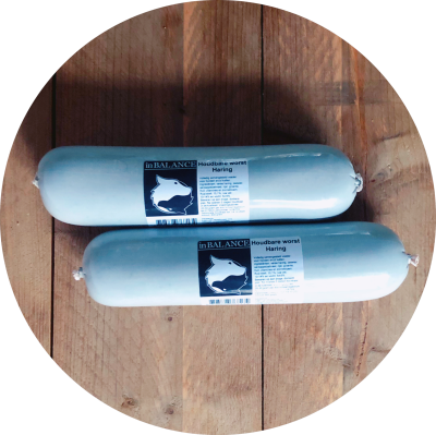 Хипоалергенен салам за кучета от прясно еленско и патешко месо Inbalance Fresh Meat Venison/Duck 800gr