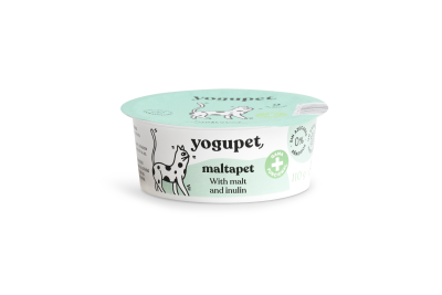 Yogupet Maltapet – функционален йогурт за котки с малц и инулин (без лактоза) 110gr
