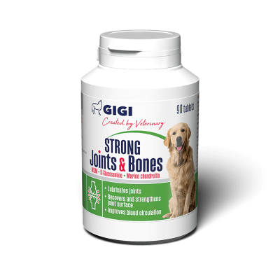 GIGI VET Strong Joints and Bones - Премиум хранителна добавка за стави и кости за кучета